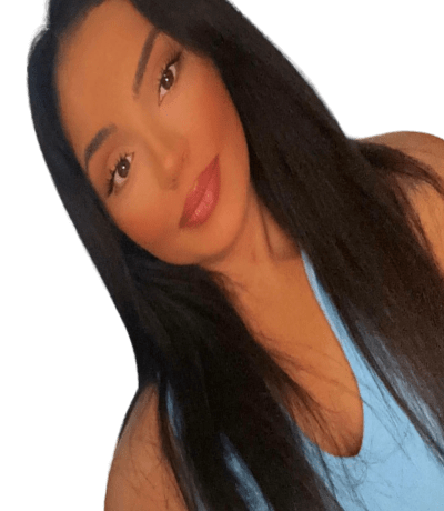 woman looking at the camera smiling